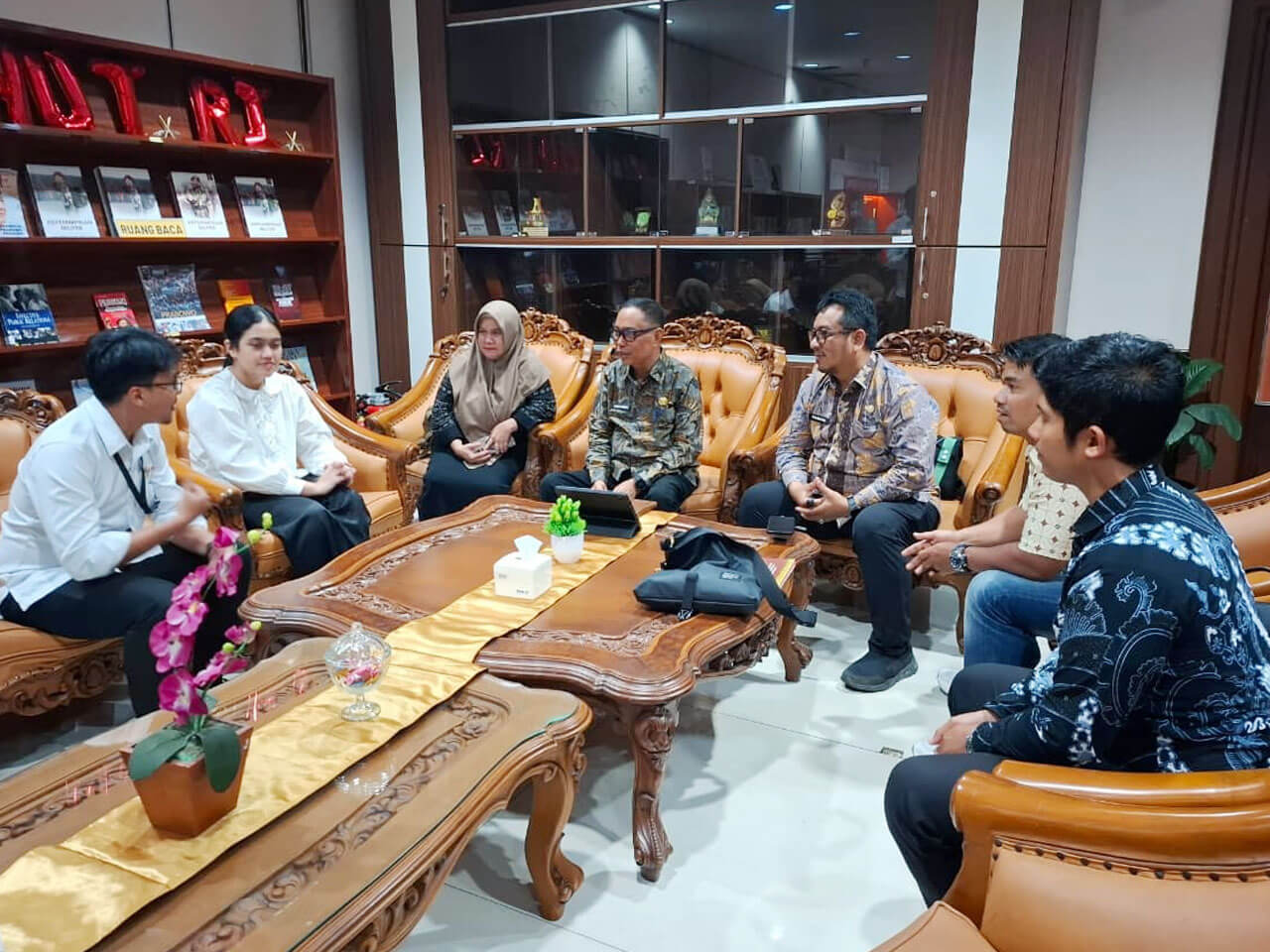 RENCANAKAN IKUT DALAM PERESMIAN MPP SERENTAK NASIONAL, KEPALA DPMPTSP LAKUKAN KOORDINASI KE KEMENTERIAN PANRB